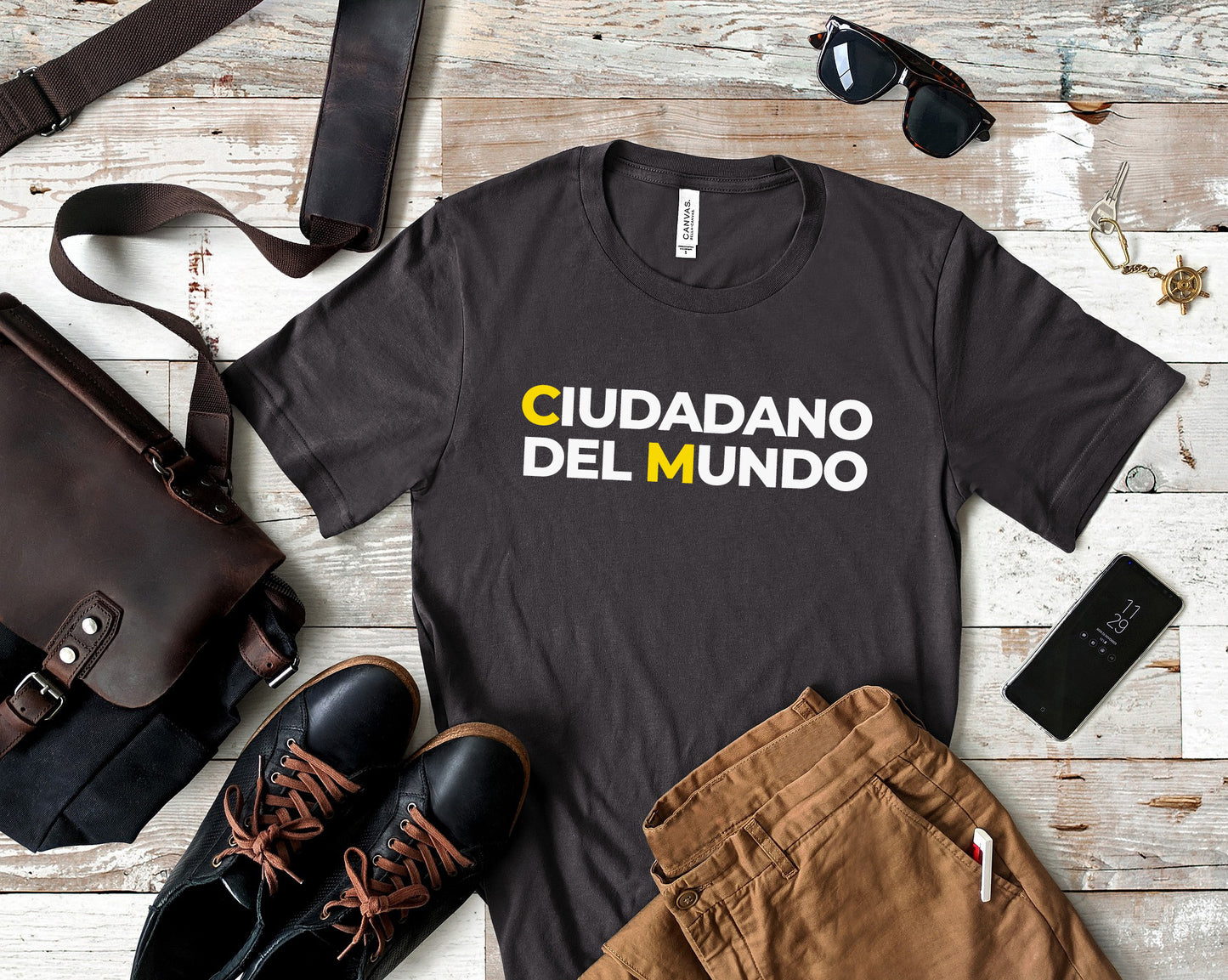 T-Shirt Ciudadano del Mundo Negra